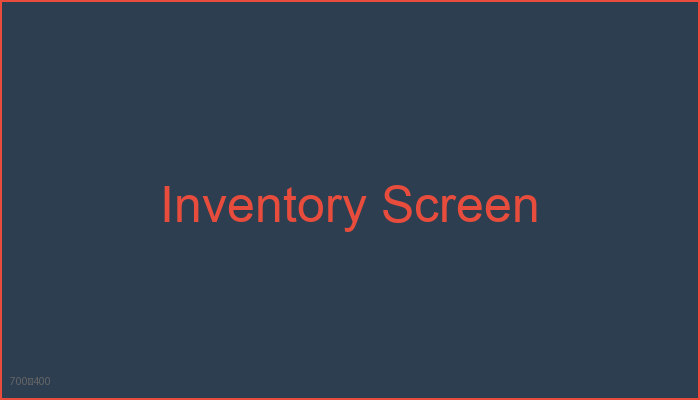 Inventory Screen